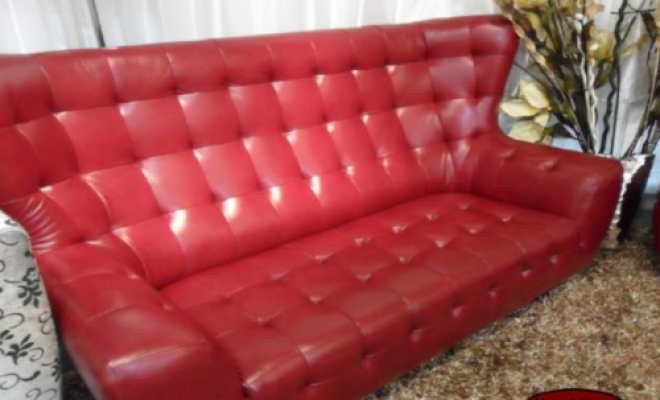 Chesterfield Sofaensemble Canapé Set 3 tlg Ledercanapé Rout Modern