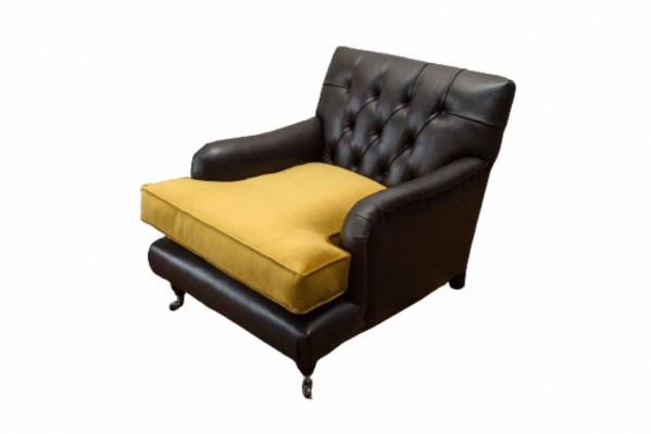 Fotell Canapé Sofa Lieder Brong Lounge Polster Sëtz Luxus Design Club