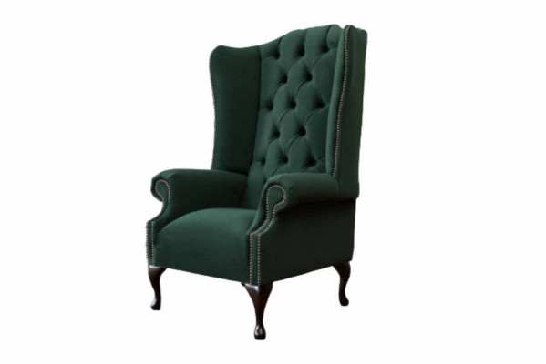 Chesterfield Design Fauteuil Polster Luxus Textil Couchen Ohrsessel