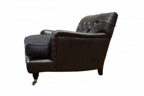 Chesterfield Design Fauteuil Couché Polster Luxus Couches 1 Sëtz Lieder
