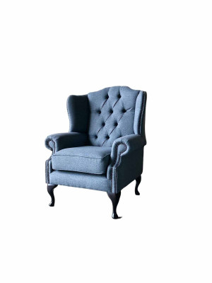 Sesselle 1 Sëtz Textil Lounge Luxus Polster Ousensessel Eensëtzer Design 1