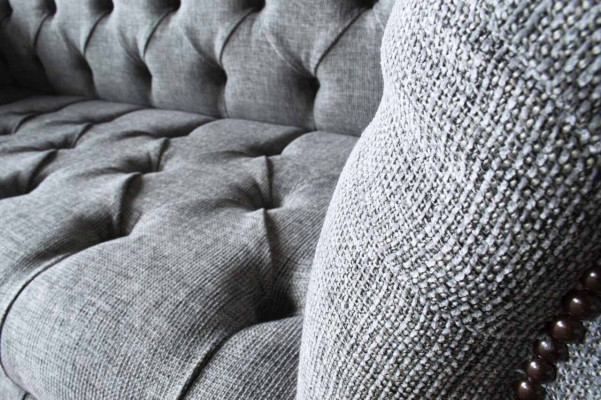 Chesterfield Canapé Sofa Polster 3 Sëtzer Sofaen Sëtz Sofaen Gro Nei
