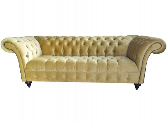Luxus Sofa Drësëtzer Design Chesterfield Textil Couchen Modern