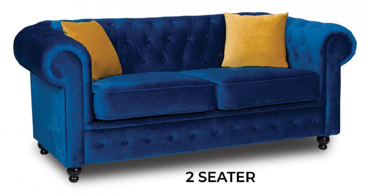 Blo Wunnzëmmer Couch Këssen Miwwelen Zweesëtzercouchen Sofas Stoff Textil