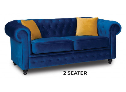 Blo Wunnzëmmer Couch Këssen Miwwelen Zweesëtzercouchen Sofas Stoff Textil