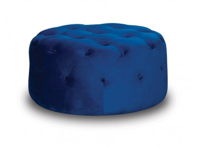 Hocker Foussstell Hocker Sëtz Wunnzëmmer Stoff Blo Luxus Sëtzmiwwelen