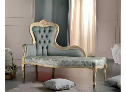 Luxus Miwwelen Chaise Longue Wunnzëmmer Klasseschen Design Textil Polsterung