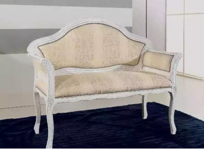 Beige Klassesch Polsterbank Designer Wunnzëmmer Sëtzmoobel Nei Luxus