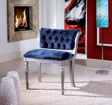 Bloen Chesterfield Iesszëmmerstull Sëtzmiwwel Gepolsterten Stull Fotell Klassesch Design