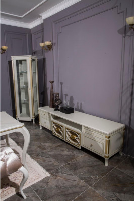 Luxus TV Schief Lowboard RTV Miwwel Kader Schief Sideboard Barock