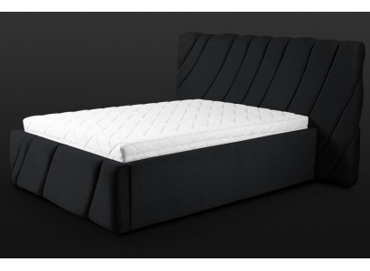 Schwaarzt Bett Samt Better Duebelbett 160x200 Design Hotel Ariichtung
