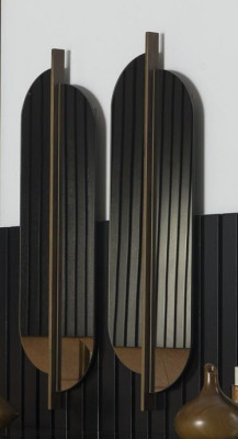 Spigel Luxus Wandmontéierung Moderne Stil Brongen Kader 104x31cm