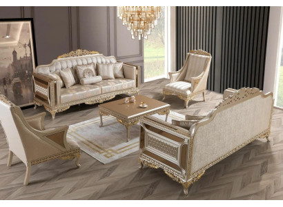 Soffagassett 3311 Setzer Wunnzëmmer Set Modern Set Neit Luxus Miwwelen