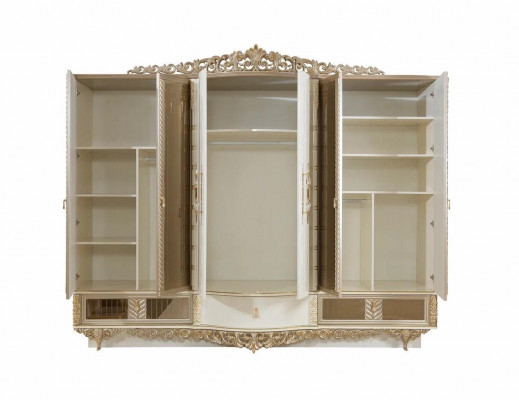 Kleederpress Schlofkummer Sechsdierenarmoire Holz Schlofkummer