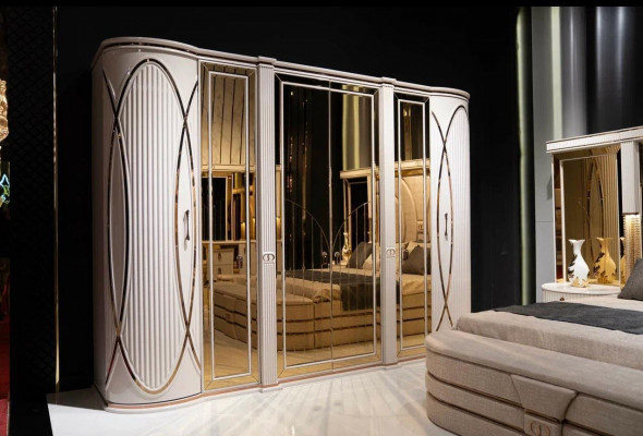 Kleederschaaf wäiss Schlofzëmmer Material Holz Schaf Holz Schaf