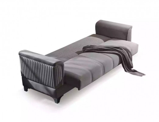 Gro Stréck Sofa Luxus 3-Sëtzer Couch Wunnzëmmer Miwwelen Polster Couchen Sofasen