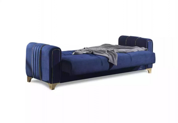 Gräifen Dräiplazsäitert Luxus 3-Plazsäitert Canapé Polstersofa Wunnzëmmer Miwwelen