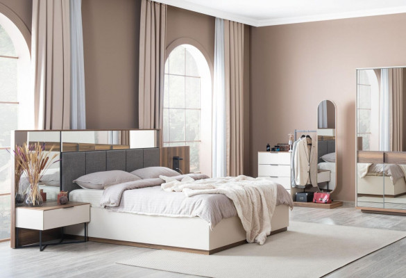 Bett Design Modern Duebele Better Schlofzëmmer Elegante Miwwelen Nei
