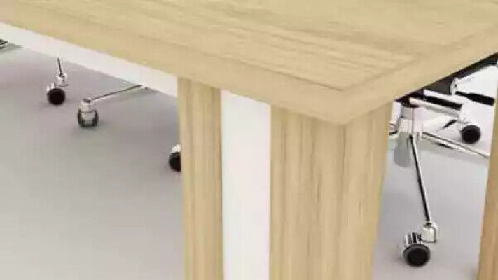 Grousse Holzdësch Versammlungsdëscher Luxus Konferenzdësch Büro Miwwelen Modern