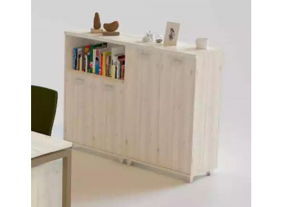 Holz Aktenarchiv Modern Büro Miwwelen Wäiss Dokumenteschaf Kommode