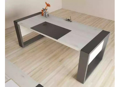 Modern wäissen Schreifdësch Designer Büro Miwwel Holz Dësch Aarbechtszëmmer