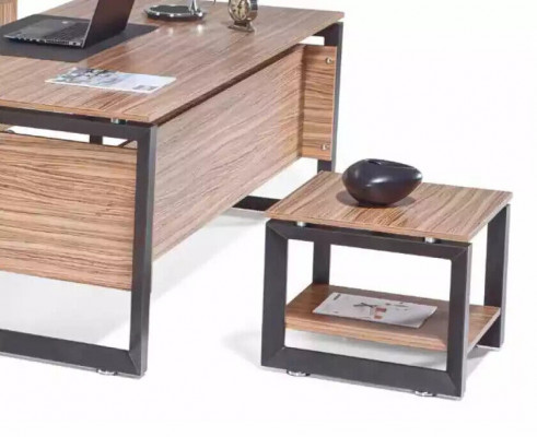 Brongen Quadrateschen Salontafel Luxus Holz Miwwelen Wunnzëmmer Design