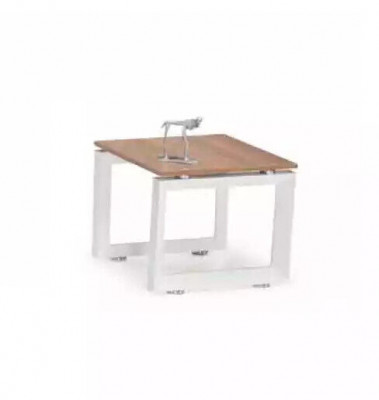 Modernt wäiss-brongen Dësch Holzmöbel Exklusivt Design Büro Miwwelen
