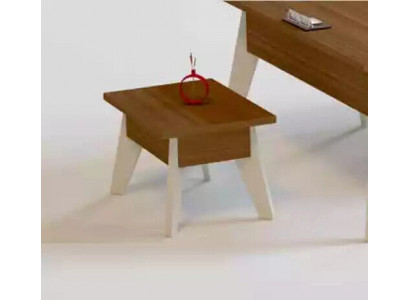 Moderne Canapé Dësch Büro Miwwelen rechteckege brong Holzdësch Dëscher