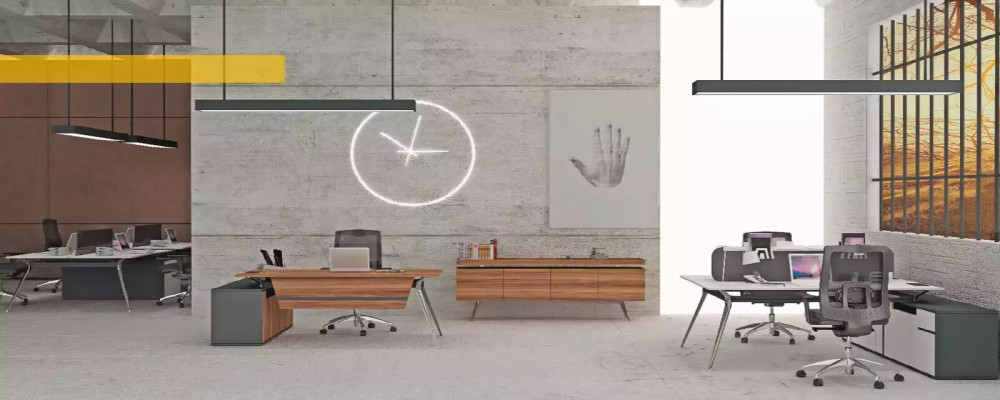 Schreifdësch, Canapé-Dësch, Sideboard, Büro, Aarbechtszëmmer, Braun, Modern, Holz