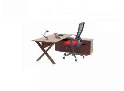 Schreibtisch Bürosmëttel Chefdësch Holzmëttel Designerschreiwarbechtsplaz