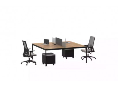 Modern Aarbechtsplazmiwwelen Schreifdëscher Luxus Ariichtung Holzmiwwelen Nei