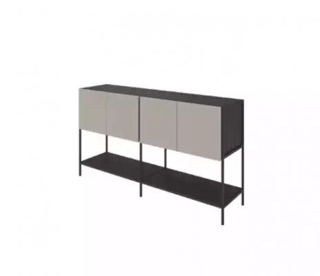 Lager Regal Schaf Büro Holz Faarf Miwwelen Metall Schaf Aarbechtsraum Griis Lach Lach Metallaréiner