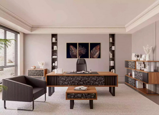 Modern Praxis Kommode Bürosmiewel Sideboard Designer Ariichtung Holz