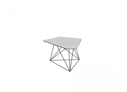 Moderne Couchtable Beistelltëscher Aarbechtszëmmermiwwelen Design Wäiss Nei