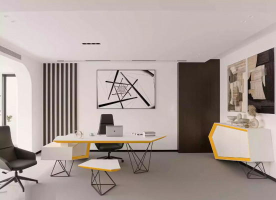 Moderne Couchtable Beistelltëscher Aarbechtszëmmermiwwelen Design Wäiss Nei