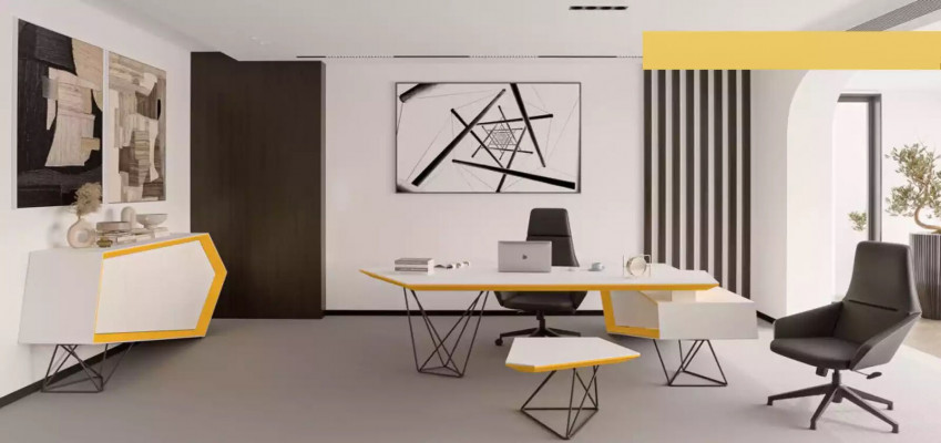 Moderne Couchtable Beistelltëscher Aarbechtszëmmermiwwelen Design Wäiss Nei