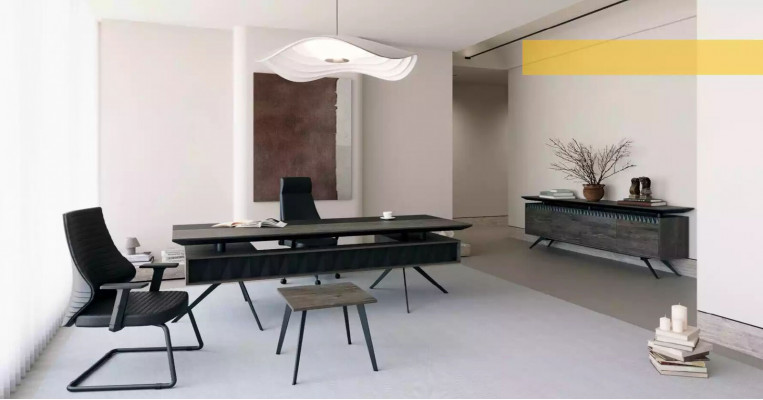 Moderne Sofa Dësch Aarbechtszëmmermiwwelen Designer Holzmiwwelen
