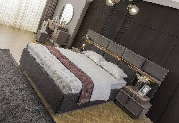 Schlofkummer Saz Duebelbett Bett Nuetsdëscher Schaf 4 Deeler Gro