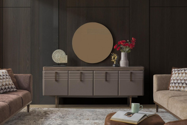 Iessgrupp Iesseck Iesssall Iessdësch Kapitelen Gro Holz Set 9tlg Modern