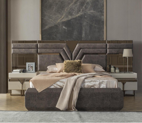 Schlofkummer Garnitur Duebelbett Bett Nuetsdëscher Set 3tlg Gro Modern