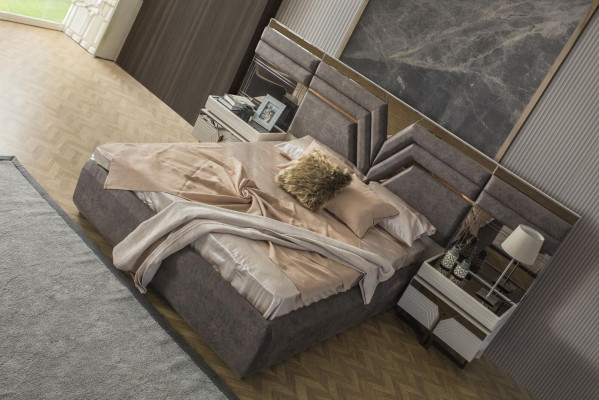 Schlofkummer Garnitur Duebelbett Bett Nuetsdëscher Set 3tlg Gro Modern