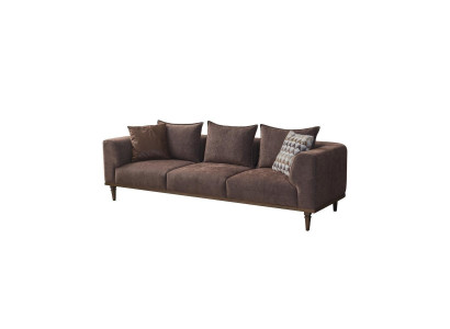 Viersëtzer Sofa 4 Sëtzer Canapé Brong Stoffsofa Polstersofa Modern
