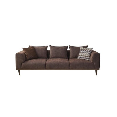 Viersëtzer Sofa 4 Sëtzer Canapé Brong Stoffsofa Polstersofa Modern