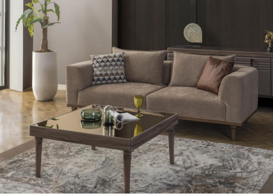 Dräisëtzer Sofa 3 Sëtzer Stoffssofa Polstersofa Gro Modern Stoff Nei