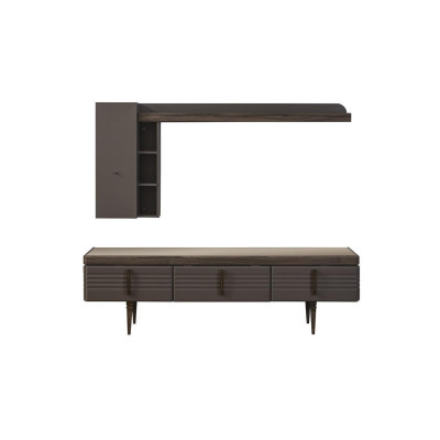 Wunnwand Sideboard RTV Lowboard Regaler TV-Stänn Schaf Holz Gro