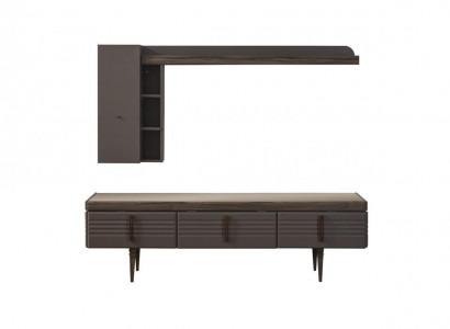 Wunnwand Sideboard RTV Lowboard Regaler TV-Stänn Schaf Holz Gro