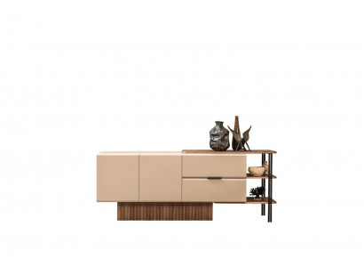 Anrichte Sideboard Holzschaf Schaf Kommoud Schaf Holz Beige Modern.
