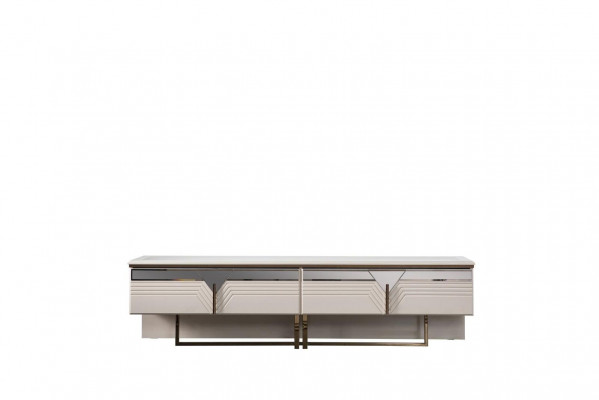 Sideboard RTV Lowboard TV Stänner Holzschaf Schaf Holz Wäiss Design