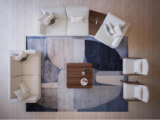 Sofagarnitur 4-teileg Luxus Komplett Polstermöbel Sofas Couchen Design Wunnzëmmer