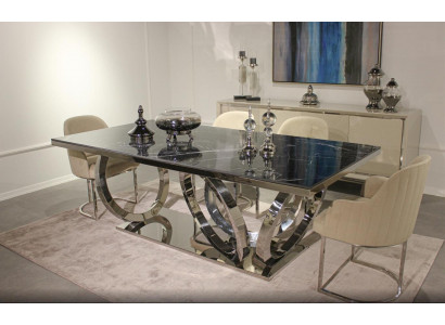 Modern Ariichtung Set Luxus Miwwelen Iessdësch Nei 4х Still Design Sideboard